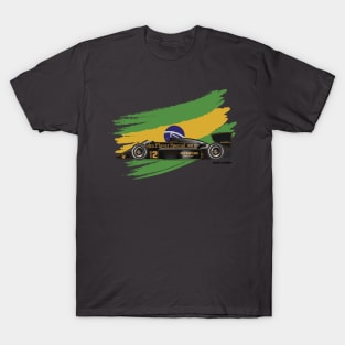 Ayrton Senna's Lotus 97T Formula 1 racecar by @axelrosito T-Shirt